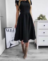 Атрактивна дамска рокля в черно - код 0928