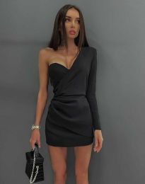 Елегантна дамска рокля в черно - код 00433