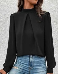 Атрактивна дамска блуза в черно - код 97048