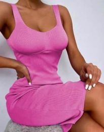 Дамска рокля в розово - 10122