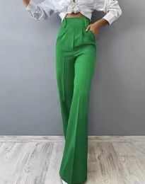 Елегантен дамски панталон в зелено - код 84744