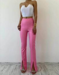 Елегантен дамски панталон в розово - код 9238
