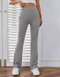 Дамски спортен панталон в сиво - код 12933