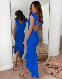 Елегантна рокля в синьо - код 6961