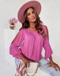 Атрактивна дамска блуза в розово - код 7551