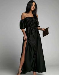 Дълга рокля в черно - код 0735