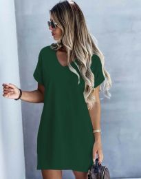 Атрактивна дамска рокля в зелено - код 12528