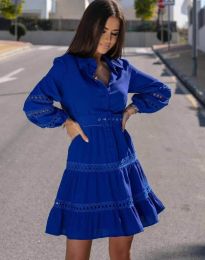 Дамска рокля в синьо - код 00155