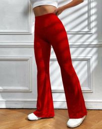 Дамски спортен панталон в червено - код 11444