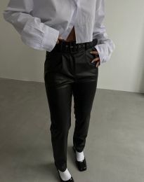 Атрактивен дамски панталон в черно - код 20058