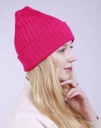 Дамска шапка в цвят циклама - код WH15