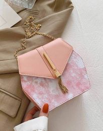 Атрактивна дамска чанта в розово  - код B628