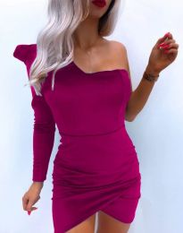 Стилна рокля в лилаво - код 8198
