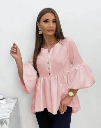 Дамска блуза в розово - код 8749