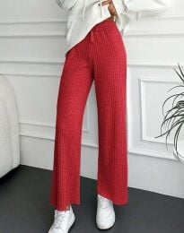 Дамски панталон в червено - код 30466