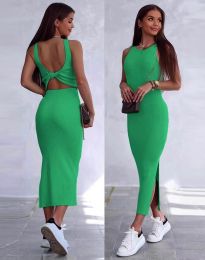Дамска рокля в зелено - код 9484