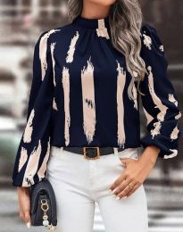 Ефектна дамска блуза - код 113655 - 1