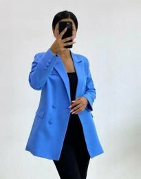 Дамско сако в синьо - код 7506