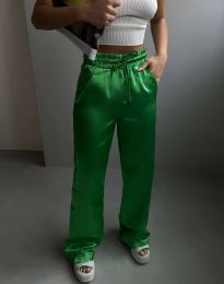 Елегантен дамски панталон в зелено - код 91399