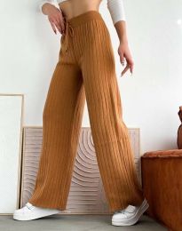 Атрактивен дамски панталон в цвят капучино - код 30955