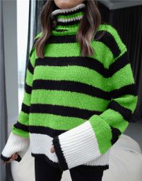 Ефектен дамски пуловер - код 5548 - 4