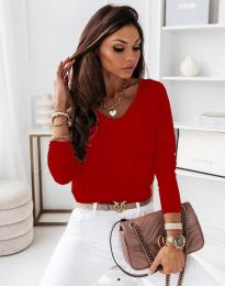 Дамска блуза в червено - код 0784