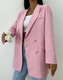 Дамско сако в розово - код 7506