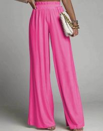 Елегантен дамски панталон в цвят циклама - код 0745