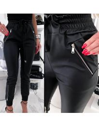 Дамски панталон в черно - код 9255