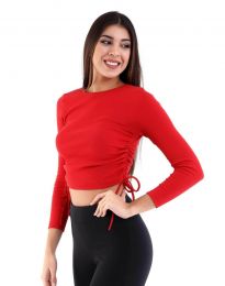 Дамска блуза в червено - код 10570