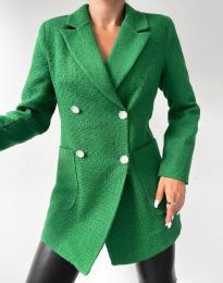 Дамско сако в зелено - код 60366