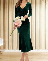 Дамска рокля в зелено - код 55023