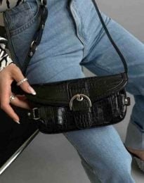 Атрактивна дамска чанта в черно - код 36006