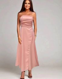 Дамска рокля в розово - код 9857