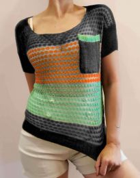 Дамска тениска плетиво - код 7634 - 3