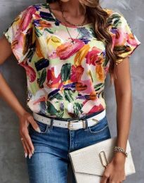 Многоцветна дамска блуза - код 76065