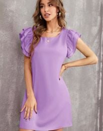 Атрактивна дамска рокля в лилаво - код 6297