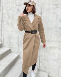 Дамско палто в бежово - код 7844