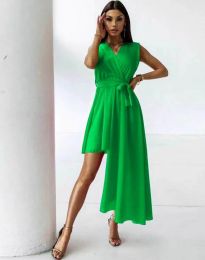 Атрактивна дамска рокля в зелено - код 7454