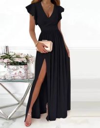 Елегантна дамска рокля в черно - код 0765