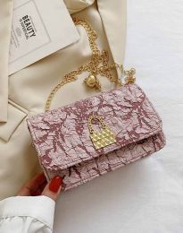Елегантна дамска чанта в розово - код B625