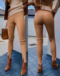 Дамски панталон в цвят капучино - код 5094