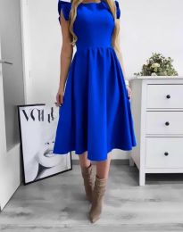 Атрактивна дамска рокля в синьо - код 0928