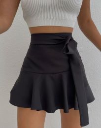 Кокетна пола-панталон в черно - код 4654