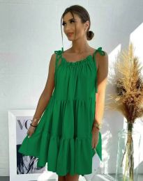 Лятна дамска рокля в зелено - код 0925