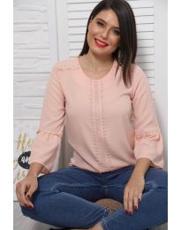 Дамска блуза в розово - код 0629