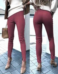 Дамски панталон в цвят бордо - код 5094