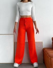Атрактивен дамски панталон в оранжево - код 30955