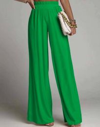 Елегантен дамски панталон в зелено - код 0745