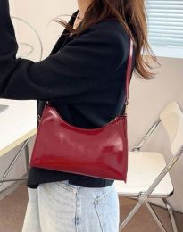 Атрактивна данска чанта в цвят бордо - код B1227